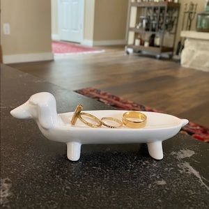 Dog Ceramic Ring Holder